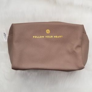 Simply Southern leather cosmetic bag